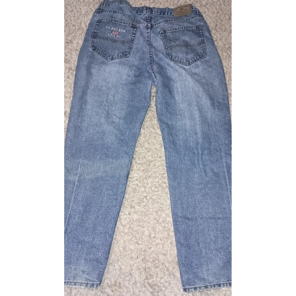 Vintage US Polo Assn Jeans Mens 36x32 Blue Denim Straight Leg 90s Y2K